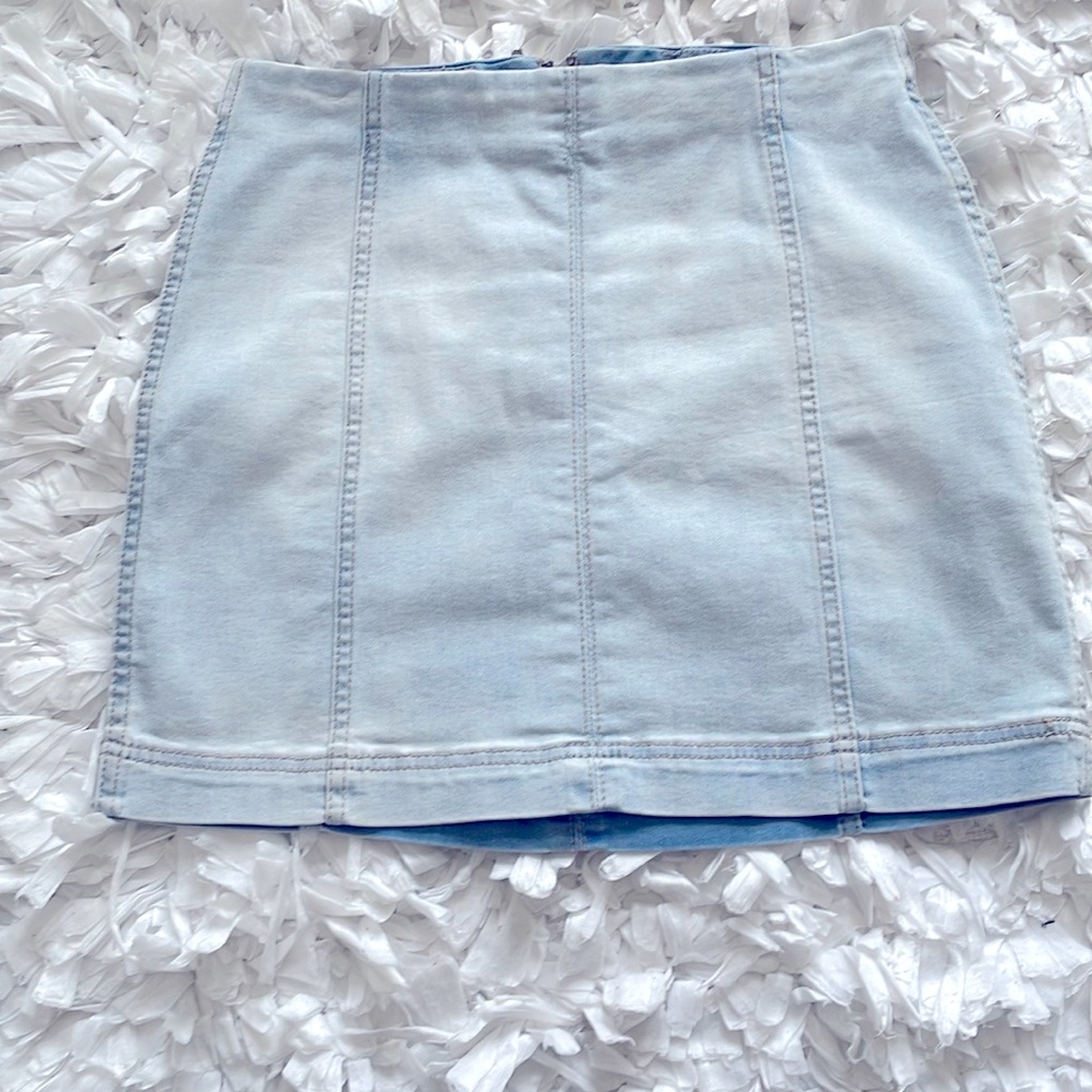 Blue Jean Mini Skirt